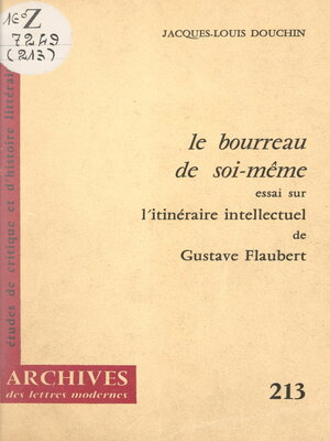 cover image of Le bourreau de soi-même
